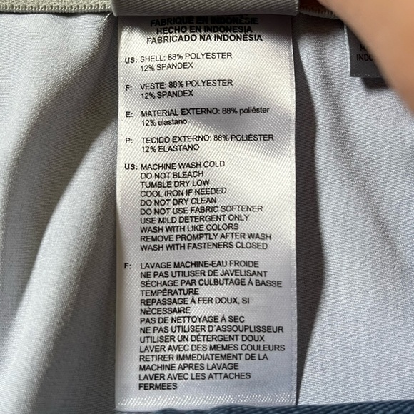 Adidas Blue Heathered Athletic Golf Shorts Men’s Size 35 Rubberized Waist Grips - Picture 6 of 9